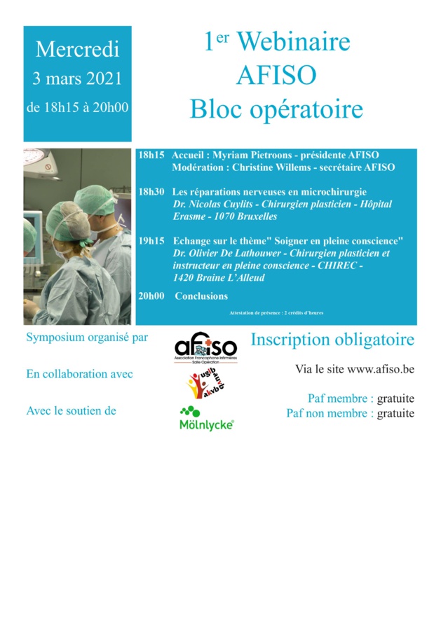 1er Webinaire AFISO - Enregistrement disponible sur YouTube