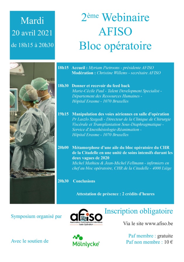 2ème Webinaire AFISO - Enregistrement disponible sur YouTube