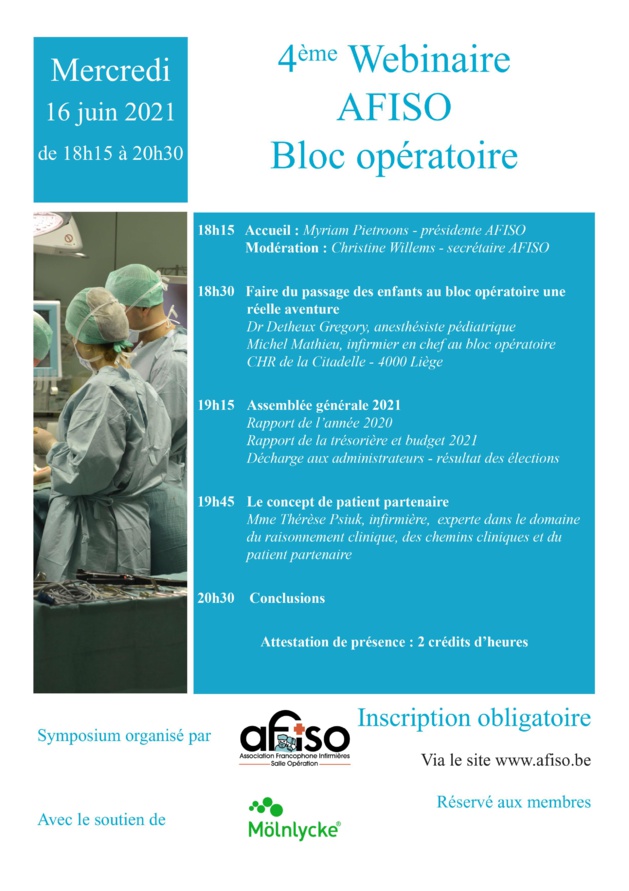 4ème Webinaire AFISO - Enregistrement disponible sur YouTube