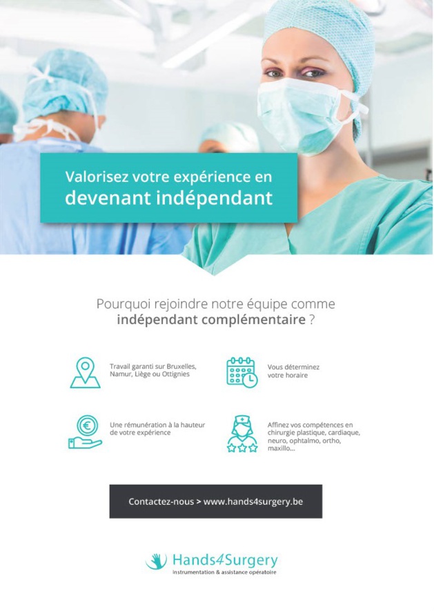 La société Hand4Surgery recherche des instrumentistes indépendants (h/f) La société Hand4Surgery recherche des instrumentistes indépendants (h/f)