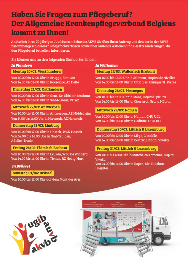 Roadshow UGIB du 20 mars au 1er avril 2023 Roadshow UGIB du 20 mars au 1er avril 2023