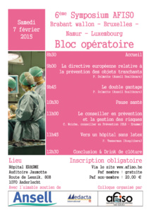 Téléchargez les présentations du 6ème Symposium de la régionale AFISO Namur / Bxl / Brabant / Lux de ce 7 février 2015 Téléchargez les présentations du 6ème Symposium de la régionale AFISO Namur / Bxl / Brabant / Lux de ce 7 février 2015