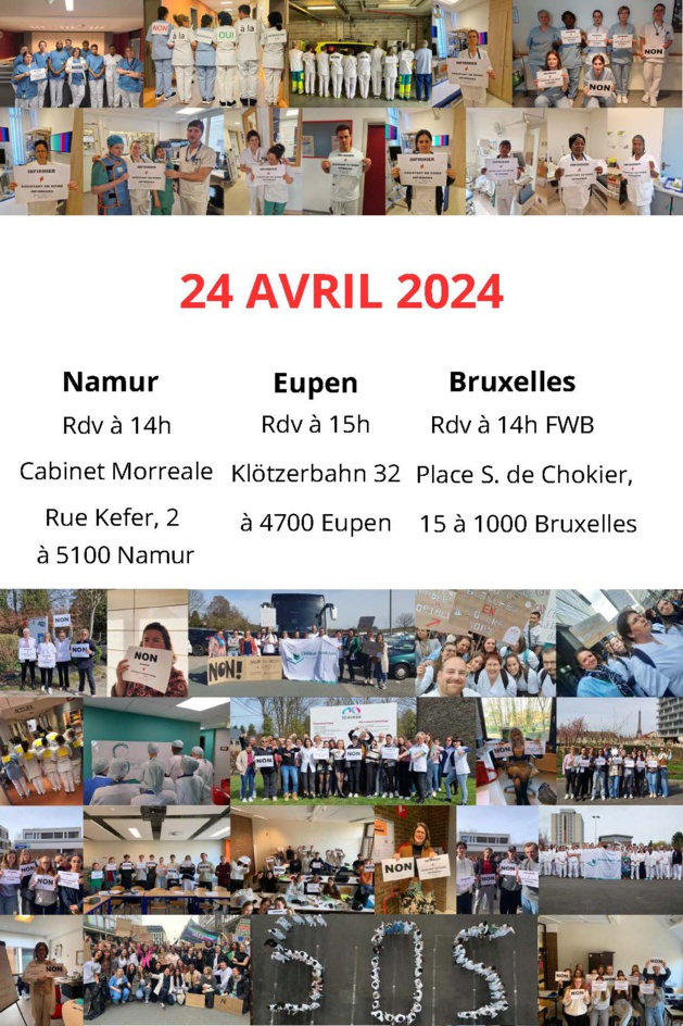 Venez manifester avec l'AFISO le 24 avril à Namur, Eupen et Bruxelles