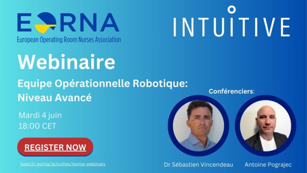 Mardi 4 juin - Webinaire EORNA (en français) : Equipe Opérationnelle Robotique – Niveau Avancé Mardi 4 juin - Webinaire EORNA (en français) : Equipe Opérationnelle Robotique – Niveau Avancé