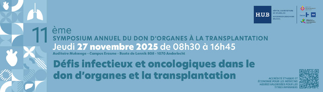 27 novembre à Bruxelles - 11e SYMPADOT – Du don d’organes à la transplantation